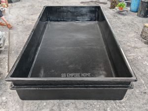 NEX 10 x5x1.5 Black Fiberglass Fish Tank Water Pond Aquarium Heavy Duty Kolam Ikan Tangki Air Akuarium Arowana Koi