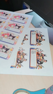 8 pcs BACK TO SCHOOL stickers / 2.5x3.5 inches size #backtoschool # notebook and book stickers #cute