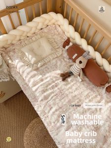 ZHISHAN | Infant Toddler Washable Cotton Mattress Pad