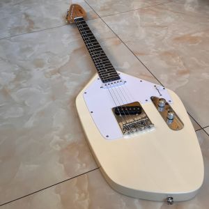 Custom VOX Phantom IV Bass 1965 Cream Electric Guitar Maple Neck 22 Frets Rosewood Fingerboard Professional Guitar