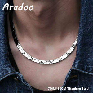 Titanium Steel Magnetic Necklace Water Drop Simple Design Stainless Steel Necklaces Mens Collar