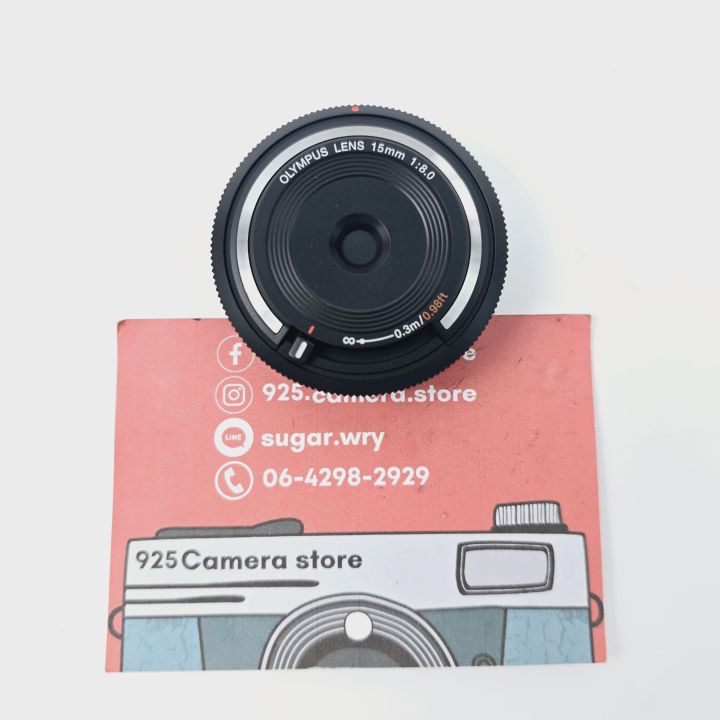 📷 เลนส์ Olympus 15mm F8 สีดำ | Lazada.co.th