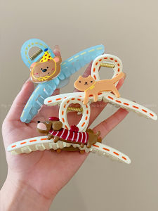 กิ๊บติดผมรูปสุนัขขนาดใหญ่ ทรงฉลาม สำหรับผู้หญิง ทรงใหม่ 2025 ตกแต่งผมด้านหลังหัว ดีไซน์เก๋ไก๋ ดีไซน์ดั้งเดิม