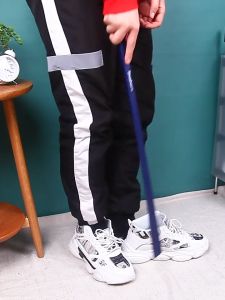 Magnetic Shoe Horn / Shoe Helper With Long Handle And Magnetic Hook