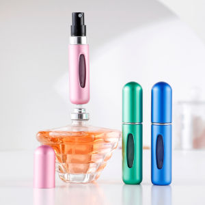 9Pcs Portable spray Matte color bottle travel suit 5ml self-priming bottom filling perfume bottles sets