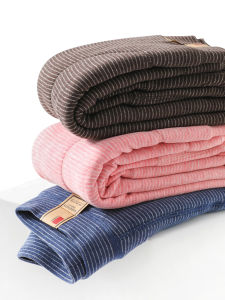 Thickened Three-Layer Childrens Warm Pants Fleece Lined Winter Style Inner Wear Cotton Trousers for Boys And Girls