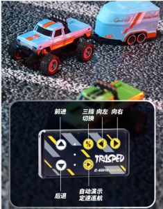 Điều Khiển Từ Xa Mini Xe Địa Hình Bộ Điều Khiển Xe Hợp Kim Bộ Điều Khiển Xe Chân Lớn Đồ Chơi RC Tốc Độ Cao Dành Cho Trẻ Em 6-15 Tháng