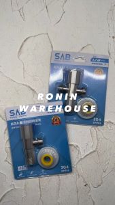 SAB stop kran shower stainless steel 1/2 inch T F