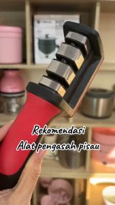 Asahan Pisau Stainless Anti Slip Alat Pengasah Pisau Gunting Dapur Serbaguna Multifungsi