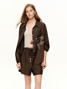 DUSHU | Bird Embroidery Fashion Suit Spring