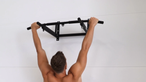 OneTwoFit Pull Up Wall Mounted Pull Up Bar Maximum Bearing of 440Lbs for Home
