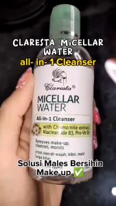 Claresta Micellar Water All in 1 Clenaser | Removes Make Up | Pembersih Make Up