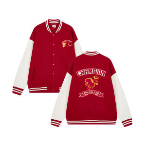 Champion | Red Lined Mens Baseball Jacket