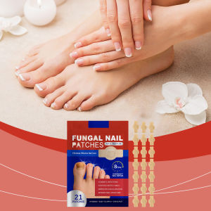 21pcs Fungal Nail Patches Gently Repair Nails Ingrown Correction Sticker Discolored Damaged Nail Foot Care Tool