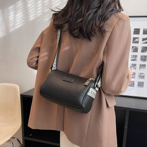 Fashionable Minimalist Womens Bag 2025 Super Popular High-End Feel Pillow Shoulder Bag Casual Versatile Wide Strap Crossbody Bag