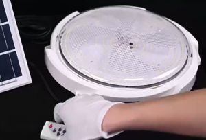 【ซื้อ 1 แถม 1 ฟรี】ไฟเพดาน โคมไฟติดเพดาน โคมไฟเพดานพลังงานแสงอาทิตย์ แสงสีขาว 60W/100W/200W/300W/500W Solar Ceiling Light ตั้งเวลาระยะไกล รับประกัน 5 ปี