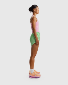 Nike Tempo Womens Dri-FIT Mid-Rise Brief-Lined Running Shorts - Cucumber Calm [HM6097-392]