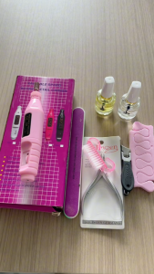 B&E 4/5/10Pcs Professional Manicure Tool Set with Nail Drill Nail Care Oil Nail File for Nail Shaping DIY Manicure Set