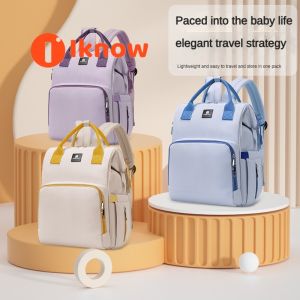 ฉันรู้ว่าใหม่มัลติฟังก์ชันน้ำหนักเบาและใช้งานได้อเนกประสงค์กระเป๋าเป้คุณแม่กระเป๋าของเด็กทารกความจุขนาดใหญ่สำหรับคุณแม่ออกไปนอกบ้านและพักรักษาตัวในโรงพยาบาล