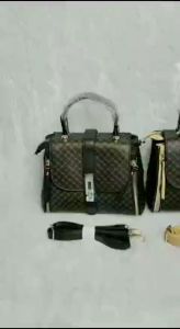 G2995 1KG MUAT 2PCS TAS HAND BAG CEWEK TAS SLING BAG KECIL WANITA IMPORT SELEMPANG MOTIF ELEGAN - CALVIERO COLLECTION