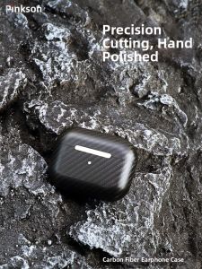 pinkson | Kevlar Carbon Fiber Full Cover Ultra-thin Hard Shell Earphone Case