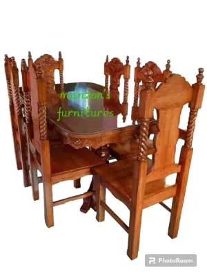 Modern Design Dining Set4 (g-melina wood)