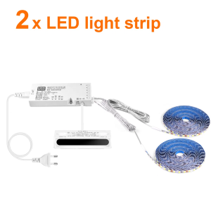 Smart Door Sensor Control LED Under Cabinet Light Strip Set 1-5PCS Integrated Lighting SMD2835 Cuttable Tape For Closet Wardrobe