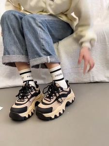 ส่งจากไทย ส่งเร็ว2025มาใหม่ รองเท้าผู้หญิง รองเท้าผ้าใบ รองเท้ากีฬาเพิ่มส้นสูง5ซม สไตล์เกาหลีสุดฮิต รองเท้าที่ทำให้คุณดูดี