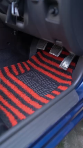 DRACCO Karpet Mobil Mie Tebal Asli 18 mm Tidak Barbau Awet 2 Baris(3 pcs) Premium Car Mats