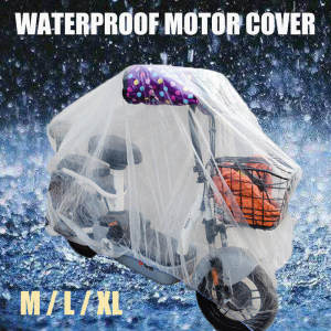 Universal Motorcycle Covers Transparent Waterproof Motor Cover Bike Dust Cover Outdoor Rain Dust Cover