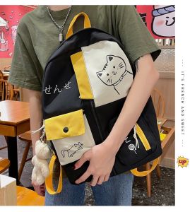 ส่งทันที กระเป๋าสะพายหลัง ความจุสูง สําหรับผู้หญิง นักเรียน 3247