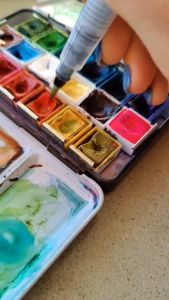Store Ink Brush (Medium ) 储墨毛笔 (中)/ Waterbrush pens / Water Brush Pens / Water Colour Brush Pen