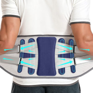 1PCS Adjustable Back Brace for Lower Back Pain  – Lumbar Support Belt with Ergonomic Pad for Sciatica-Breathable Waist Trainer