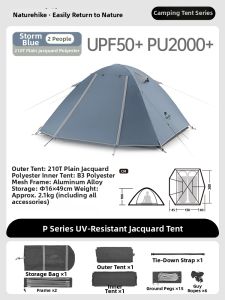 NatureHike | Rainproof and Sunproof Three-Season Tent for Camping