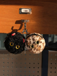 LeSportsac | Monster Series Cute Fuzzy Fall & Winter Charm Pouch
