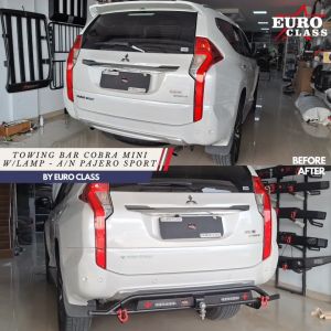 Towing Bar Cobra Mini W/Lamp - All New Pajero Sport