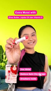 Viva Chic on Lips Lip Balm Pelembab bibir Moisture Jojoba Oil Aloe UV Filter Vit E 4.2g (BPOM)