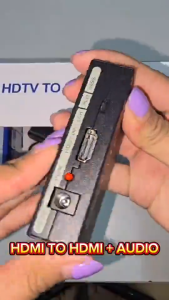 ตัวแปลงแยกเสียงและภาพHDMI to HDMI +Audio & Optical SPDIF + RCA L/R