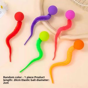 YOULE | Interactive Cat Toy Worm Bouncy Ball