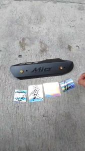 Cover Tutup Knalpot MIO SPORTY / MIO SOUL / MIO SMILE / Tameng / Cover Tutup Knalpot Yamaha Mio Sporty Batman BONUS BAUT DAN STIKER
