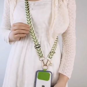 Digiprints PH - Mobile Phone Strap with Adjustable Cross Body Lanyard Anti-Lost Phone Embroided Pattern Design