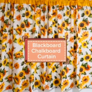 SET B of CHALKBOARD/BLACKBOARD CURTAIN/CLASSROOM CURTAIN /VALANCER WINDOW CURTAIN /SOLD PER PIECE