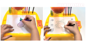 Kids Projector Drawing Table Educational Projection PaintingProjector Toy Drawing Board Writing Blackboard Doodle Gift