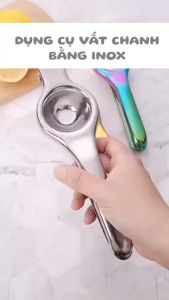 Dụng Cụ Ép Chanh Vắt Chanh Lấy Nước Cốt Chanh Dụng Cụ Ép Chanh Tắc Giúp Lọc Bỏ Vỏ Chất Liệu Inox không Gỉ Tiện Dụng