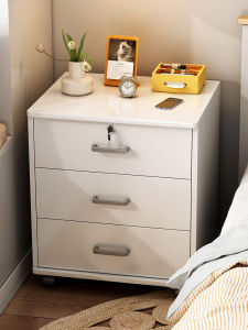 OYIla | Compact Modern Lockable Bedside Mini Storage Cabinet
