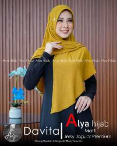 davita Alya hijab jilbab instan Segitiga pet soft antem premium