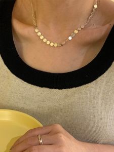 Yooper Pure Silver Necklace Sparkling Lockbone Chain Womens S925 Silver Lightweight Luxury Spicy Girl Versatile Choker New Model