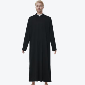 Clergy Orthodox Roman Adult Man Priest Cassock Robe Clergyman Vestment Robe Costume