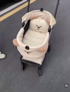 <Yobear & Co.> Betterdog Bear Dog Magnetic Stroller Comforter Stroller Liner Stroller Pillow