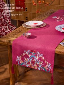 ZHIXIAO | Red Wedding Table Banner